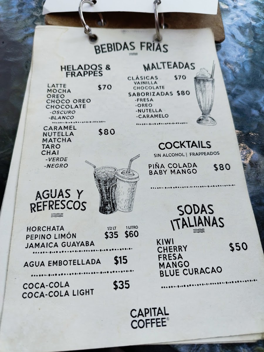 Capital Coffee Menu - Image 5